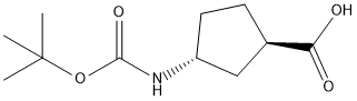 (1R,3R)-3-((tert-Butoxycarbonyl)amino)cyclopentanecarboxylic acid